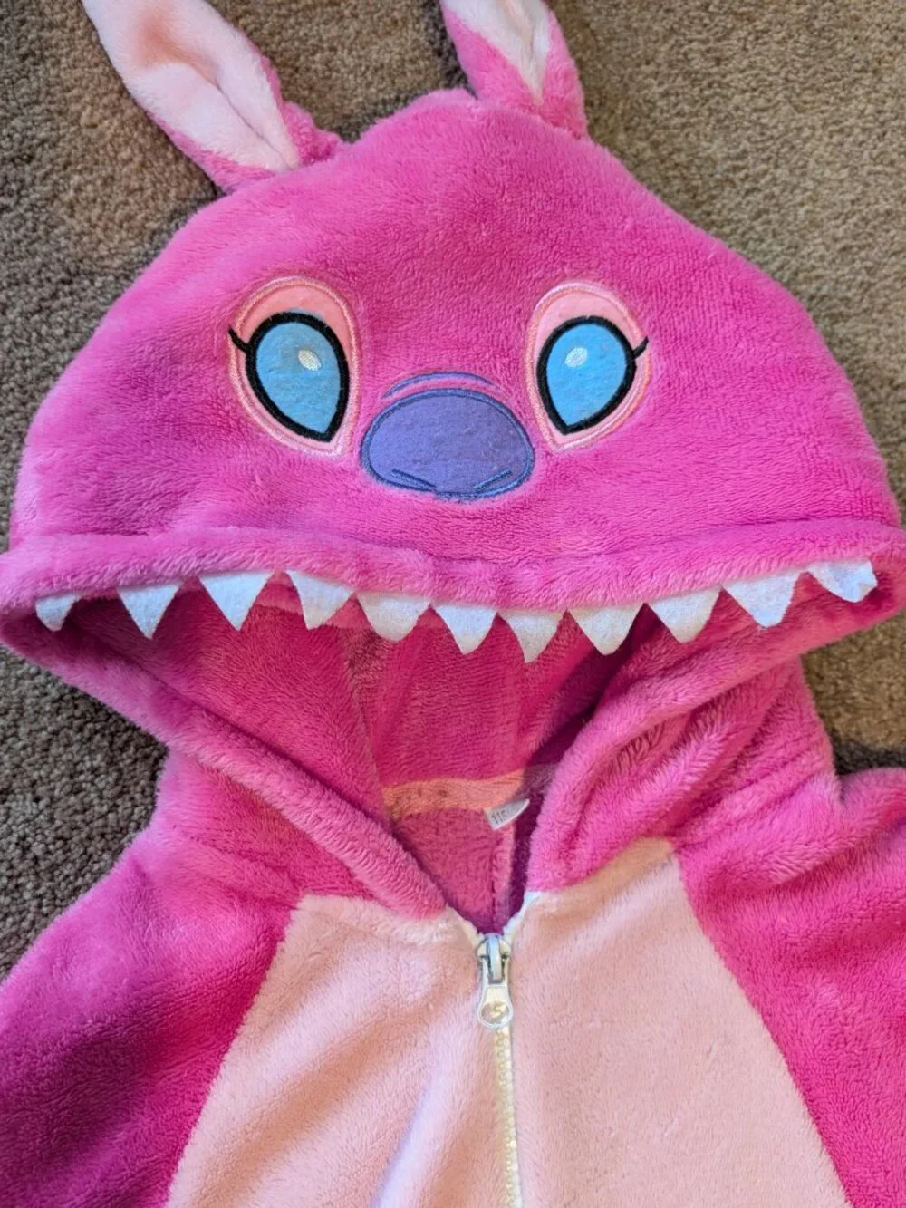 Angel from Stitch Pink Kids One Piece Costume size 5/6